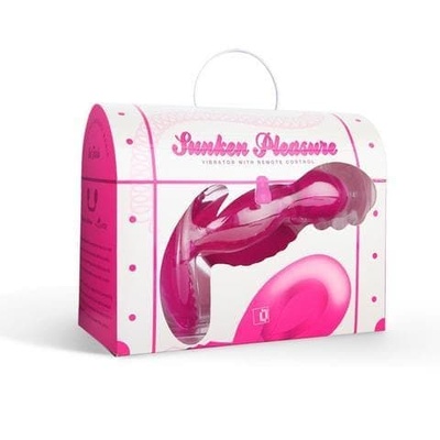Анальная вибропробка Морская Фея FunZone Sunken Pleasures Sea Faerie, 11,4х3,8 см Topco Sales (Розовый) 