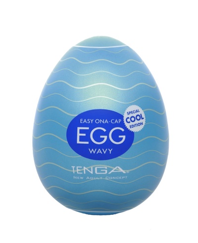 Tenga Egg Cool - Мастурбатор-яйцо, 5х4.5 см (белый) 