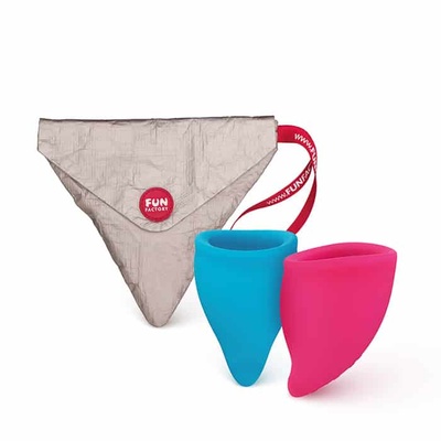 Fun Factory Menstrual Cup - набор менструальных чаш размера А, 2 шт х 20 мл (Мульти) 