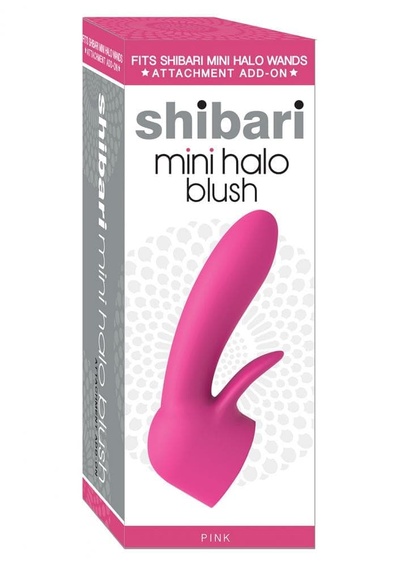 Насадка Blush для вибромассажера Shibari Mini Halo (Розовый) 