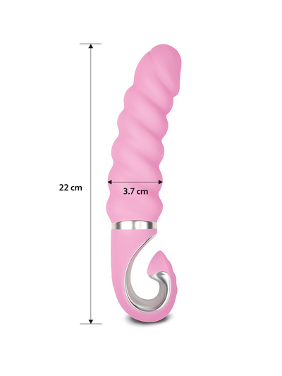 Gvibe Gjack 2 - Анатомический вибромассажер, 22х3.7 см (розовый) Gvibe (Англия) 
