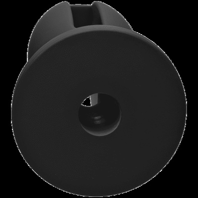 Doc Johnson Kink Lube Luge Premium Silicone Plug 5" - силиконовая анальная пробка, 11,43х4,8 см (черный) 