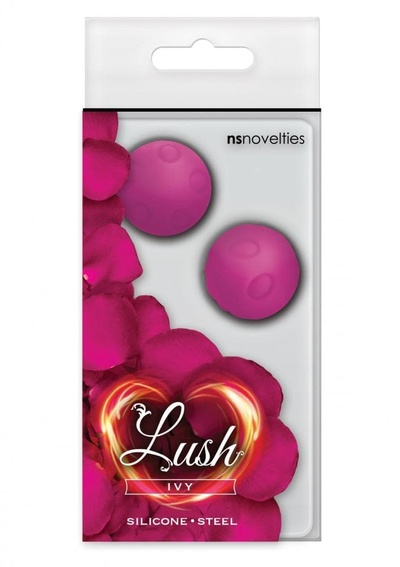 NS Novelties Lush Ivy - вагинальные шарики, 2,5 см (Розовый) 