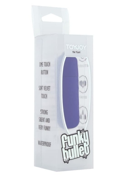 Мини вибратор Funky Bullet, 5Х1,5 см (фиолетовый) Toy Joy 