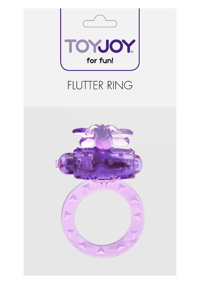 Flutter-ring TOY9347 - Вибро-насадка, (фиолетовый) Toy Joy 
