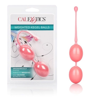 Вагинальные шарики Weighted Kegel Balls (розовый) California Exotic Novelties 