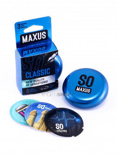 Презервативы классические MAXUS Classic №3 (Бесцветный) 