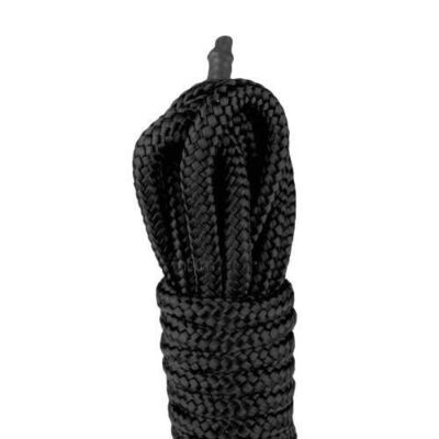 Веревка для связывания Easytoys Black Bondage Rope, чёрная, 5м (Черный) 