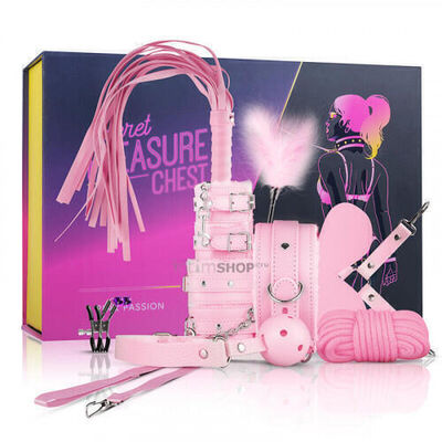 Набор Для Бондажа Secret Pleasure Chest Pink Pleasure EDC Collections (Розовый) 