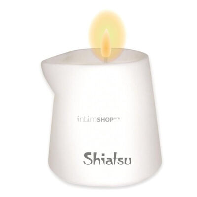 Массажная свеча Hot Shiatsu, малина и ванильный крем, 130 гр 