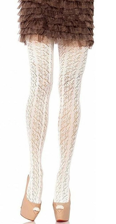 Leg Avenue - Crochet Net Tights - Колготки, O/S (белые) (Белый) 