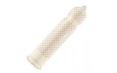 One Super Studs - презерватив c шипами (Бежевый) 