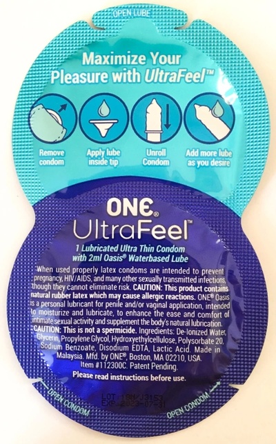One - Ultra Feel - ультра тонкий презерватив (Телесный) 