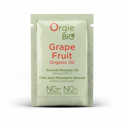 Orgie - Grape Fruit organic oil - Массажное масло, 2 мл. (Прозрачный) 
