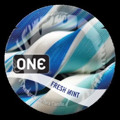 ONE Flavor Waves Fresh Mint - презерватив (Мульти) 
