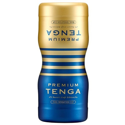 Tenga Premium Dual Sensation Cup - мастурбатор, 15.5х4.5 см (белый) 