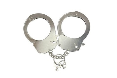 Adrien Lastic Handcuffs Metallic - наручники металлические (полицейские) (Серебристый) 