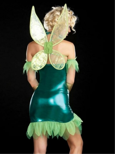 DreamGirl - Lil' Green Fairy - Костюм маленькой зеленой феи (L) (Зеленый) 