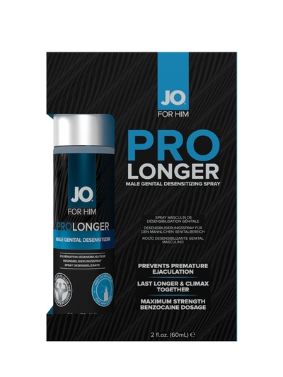 System JO Prolonger Spray with Benzocaine - Пролонгирующий спрей, 60 мл. (Прозрачный) 