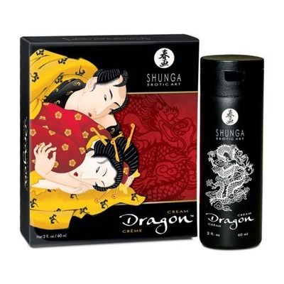 Shunga Dragon Cream - Стимулирующий крем для пар, 60 мл (Черный) 