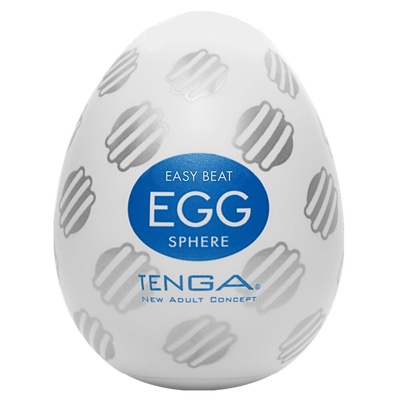 Tenga EGG Sphere New Standart мастурбатор яйцо, 6х5 см (синий) 