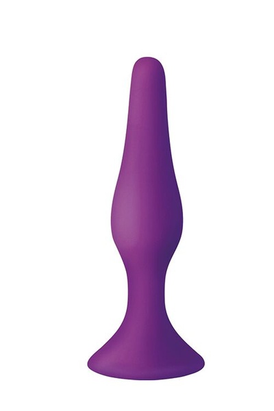 MAI Attraction Toys №33 анальная пробка на присоске, 11,5х3 см (фиолетовый) MAI (Испания) 