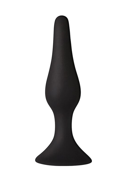 MAI Attraction Toys №35 анальная пробка на присоске, 15,5х3,8 см (чёрный) MAI (Испания) (Черный) 
