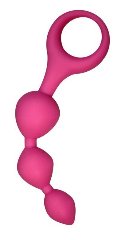 Alive Triball Pink - анальные шарики , диаметр 14х2 см Alive (Испания) (Розовый) 