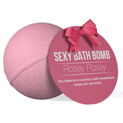 System JO Dona Bath Bomb - Rosey Posey Супер-бомбочка для ванны с ароматом розы, 128 г (Розовый) 