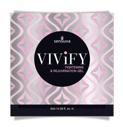 Sensuva - Vivify Tightening & Rejuvenation - Пробник сужающего геля для девушек, 6 мл Sensuva (США) (Прозрачный) 