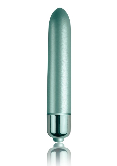 Rocks Off RO-90mm Touch of Velvet Aqua Lily - Вибропуля, 9х1.6 см. (Зеленый) 