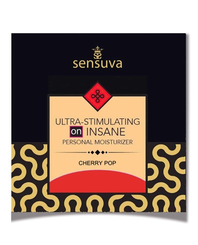 Sensuva Ultra-Stimulating On Insane Cherry Pop пробник возбуждающего лубриканта с ароматом вишни, 6 мл Sensuva (США) (Прозрачный) 