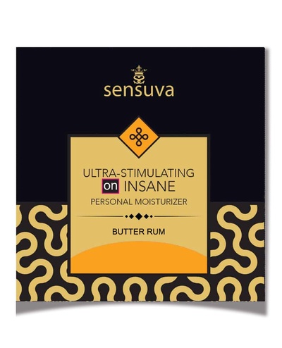 Sensuva Ultra-Stimulating On Insane Butter Rum пробник стимулирующего лубриканта с ароматом рома, 6 мл(6 мл) Sensuva (США) (Прозрачный) 