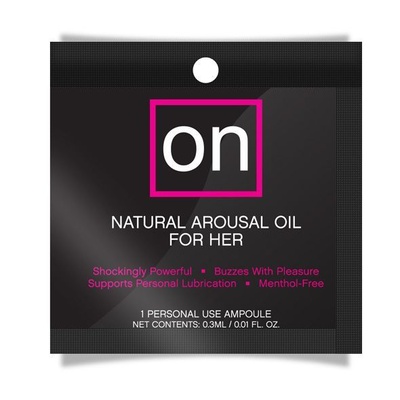 Sensuva - ON Arousal Oil for Her Original - Пробник возбуждающего масла для клитора, 0,3 мл Sensuva (США) (Прозрачный) 