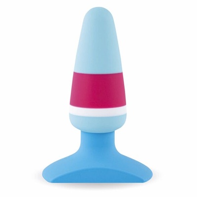 FeelzToys - Plugz Butt Plug Colors Nr. 1 - Анальная пробка, 7х3.2 см. (Голубой) 