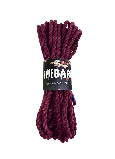 Feral Feelings Shibari Rope - Джутовая веревка для Шибари, 8 м (фиолетовая) Feral Feelings (Украина) (Фиолетовый) 