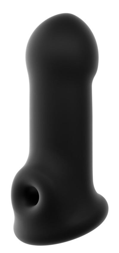 Dorcel Xtend Boy утолщающая и удлиняющая насадка на член, с отверстием для мошонки, 18х5 см (Черный) 