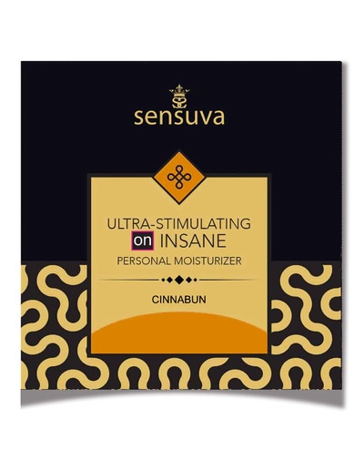 Sensuva Ultra-Stimulating On Insane Cinnabun пробник стимулирующего лубриканта с ароматом булочек с корицей, 6 мл Sensuva (США) (Прозрачный) 