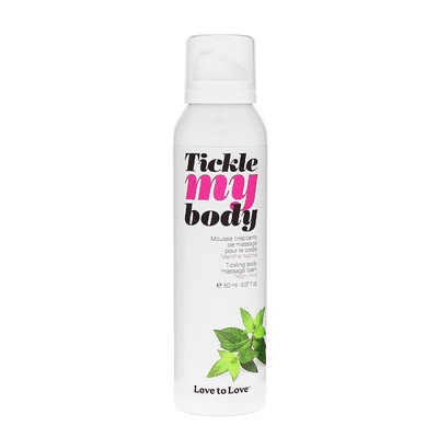 Love To Love Tickle My Body Fresh Mint - увлажняющая массажная пена ,150 мл. (Прозрачный) 