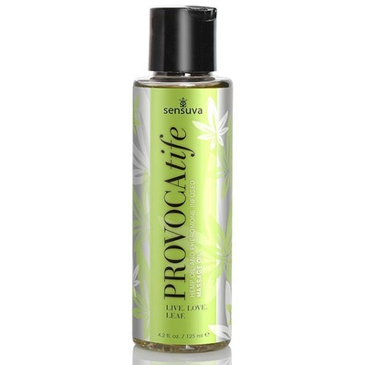 Sensuva: Provocatife Hemp Oil Infused Massage - Массажное масло с феромонами, 125 мл Sensuva (США) (Прозрачный) 