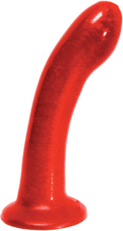 Sportsheets Silicone Dildo Flare - Насадка для страпона, 14,6х3,3 см. (Красный) 