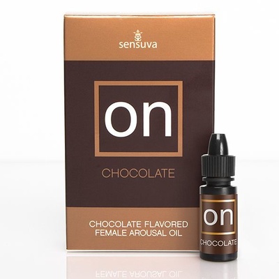 Sensuva - ON Arousal Oil for Her Chocolate - Возбуждающие капли для клитора со вкусом шоколада, 5 мл. Sensuva (США) (Прозрачный) 