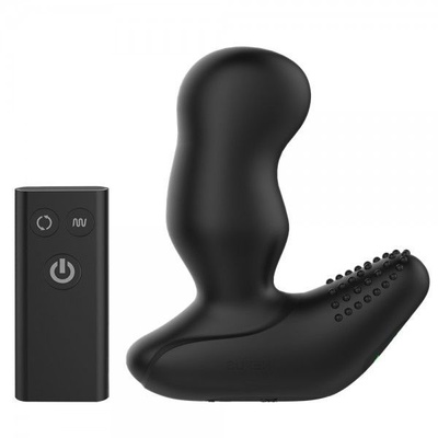 Nexus Revo Extreme - Массажер простаты с вибрацией и вращающейся головкой, 10 см (чёрный) (Черный) 