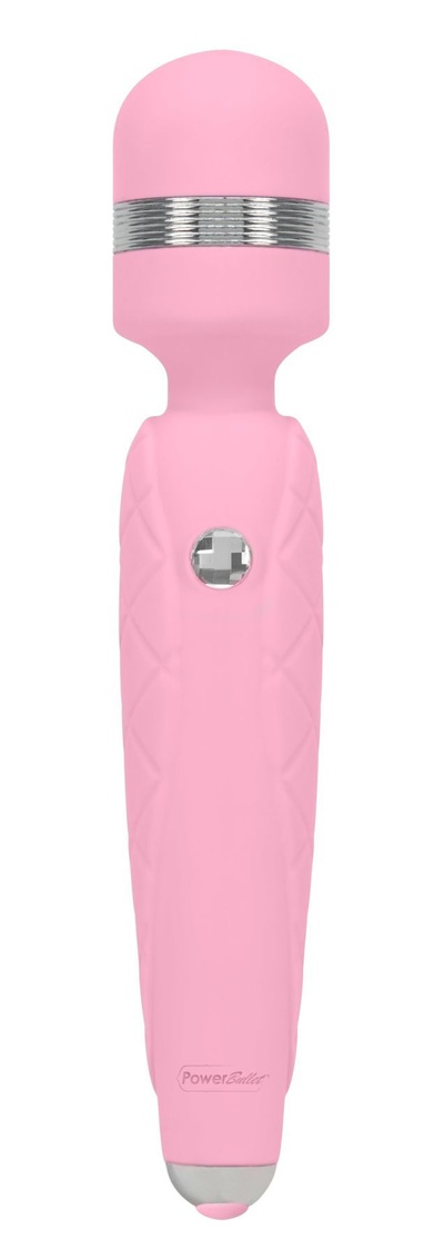 Talk Cheeky Pink- вибратор-микрофон с кристаллом Swarovsky, 20,6х3,9 см. (розовый) Pillow Talk 