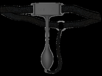 Adrien Lastic Pan-T Vibe - вибратор-трусики с пультом ДУ, 15.7х2.6 см, (чёрный) (Черный) 