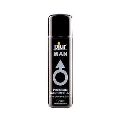 Pjur MAN Premium Extremeglide - премиальный лубрикант на силиконовой основе, 250 мл (Прозрачный) 