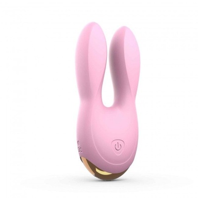 Love To Love Hear Me Rose - вибратор-кролик с двумя моторчиками и LED-подсветкой, 11,5х5 см. (розовый) 
