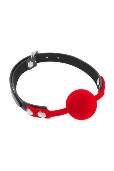 Fetish Tentation Silicone Gag Ball Red - Классический кляп с силиконовым шариком (красный) 