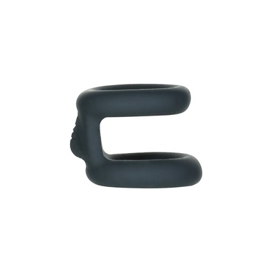 Lux Active – Tug – Versatile Silicone Cock Ring - двойное эрекционное кольцо, 5.8х2.8 см Lux Active (Канада) (Синий) 