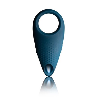 Rocks Off Empower Black - эрекционное кольцо с вибрацией, 3.5 см (голубое) (Синий) 